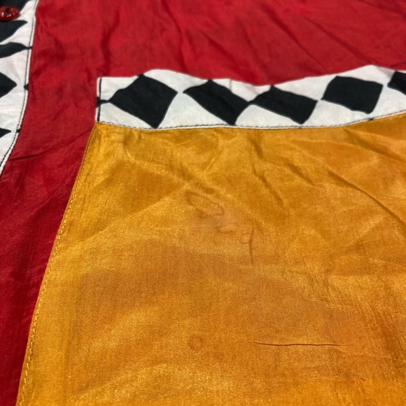 90s Vintage Colour Block Button Up - Picture 7 of 8